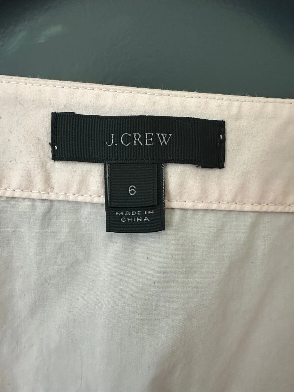 J. Crew Light Pink Wrap Blouse with Flutter Sleeves